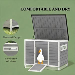 Small Animal <b>Cage</b> Wooden Duck House and <b>Rabbit</b> Nest Pet Furniture - Product Image 2