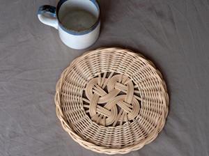 Salvamanteles Ecológico de Ratán, Apto para Encimeras de Cocina, Mesas de Comedor, Bufés, Fiestas y Decoración del Hogar, de la India - Product Image 4