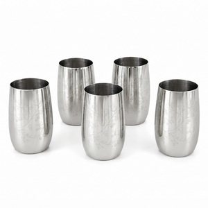 Gobelets empilables en acier inoxydable écologiques, incassables, de qualité alimentaire, résistants à la rouille, pour la maison - Product Image 2
