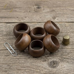 Anillo para Servilletas de Madera Ecológico Clásico, Ancho Personalizable, para Bodas, Fiestas, Decoración de Mesa para el Hogar y Restaurantes, ZONA DE ARTESANÍA - Product Image 5