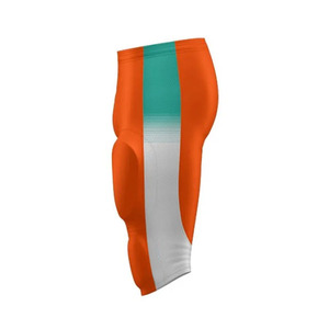 Pantalon de football américain en maille unie à taille élastique pour adultes, respirant, écologique, personnalisable par sublimation, idéal pour l'été - Product Image 3