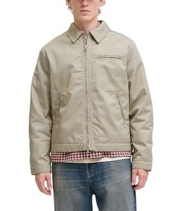 Veste de travail ample en toile de canard épaisse et vieillie, doublée matelassée, style vintage Detroit, pour charpentier - Product Image 1