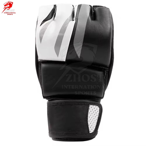 Gants d'entraînement en cuir personnalisés pour MMA et kickboxing, respirants, séchage rapide, fentes pour les doigts, fermeture auto-agrippante - Équipement de combat unisexe - Product Image 3