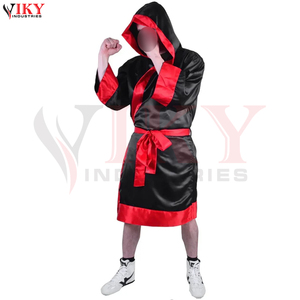 Nouvelle Arrivée - Robes de Boxe et de Kickboxing pour Hommes, Tenues de Combat Rouge et Noir, Meilleures Ventes pour Adultes - Product Image 3
