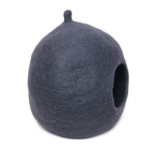 SAMYAK Eco-Friendly Wool Felt <b>Cat</b> Bed Cave Solid Color Soft Indoor Pet Bed Removable Washable Minimalist Style All Seasons Use - Product Image 2