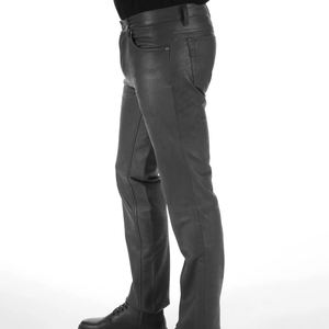 Pantalon en cuir pour homme, design personnalisé de haute qualité, tendance, 100% cuir véritable / Pantalon en cuir pour homme, best-seller, élégant, en cuir véritable - Product Image 3