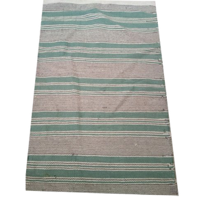 Striped Cotton <b>Kitchen</b> <b>Runner</b> <b>Rug</b> Rectangle Farmhouse Style Flat Weave Non-Slip Rubber Backing Washable Thin Floor Mat - Product Image 2