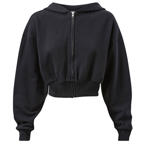 Camiseta Corta de Verano para Mujer, Tejida, de Manga Corta, Estilo Urbano, Sexy, con Capucha, Ajustada, Transpirable, Ecológica, con Estampado de Logotipo - Product Image 1