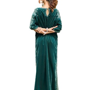 Vestido Kaftán al por Mayor, Ropa Larga y Holgada, Proveedor de Ropa, Fabricante, Fábrica de Producción de Prendas Personalizadas, Kaftán - Product Image 4