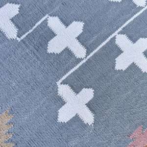 Durable Versatile Artisanal Cotton Dhurrie <b>Rugs</b> <b>Boho</b> Inspired Home Decor Set-007 - Product Image 4