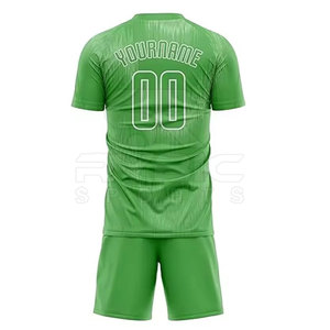 ชุดฟุตบอลชายแบบสบาย ระบายอากาศได้ดี ดีไซน์สปอร์ต น้ำหนักเบา เสื้อและกางเกงขาสั้นสำหรับทีมฟุตบอล - Product Image 2