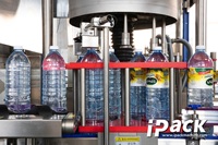 Machine d'étiquetage de bouteilles rondes, conteneur rond Opp Bopp, colle thermofusible