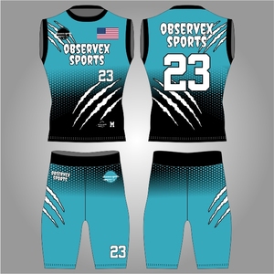 Tenue de football américain 7 contre 7 sublimée avec logo de votre équipe – Maillot de compression 7v7 - Product Image 1