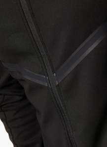 Sudadera con Capucha Negra para Hombre, Corte Ajustado, Informal, con Bolsillos, Estilo Otoñal - Product Image 4