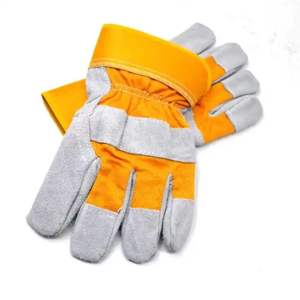 Wholesale Cowhide Split <b>Leather</b> Working <b>Gloves</b> Heavy Duty Industrial Safety Soft & Comfortable Durability <b>Gardening</b> <b>Gloves</b> - Product Image 1