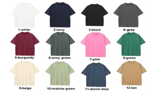 T-shirts pour hommes de haute qualité en coton 100% - Lavage à l'acide - 250 g/m² - Poids lourd - Impression vintage - T-shirt vintage personnalisé - T-shirt vintage uni - Product Image 5