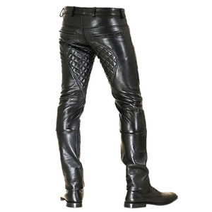 Premium Quality <b>Men</b> <b>Leather</b> <b>Pants</b> Lightweight High Stylish Comfortable Soft Durable Stitching Perfect for Casual Party Wear - Product Image 2