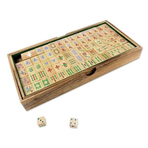 Jeu de Mahjong en bois rectangulaire moderne et durable |   Qualité artisanale écologique |   Tarif d'usine en gros pour l'anniversaire de la marque - Product Image 2