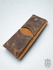 Minimalist Genuine Leather Stitchless <b>Wallet</b> Slim <b>RFID</b> Blocking Card Holder No Stitch Men Mini Business <b>Wallet</b> SLW-0025 - Product Image 3