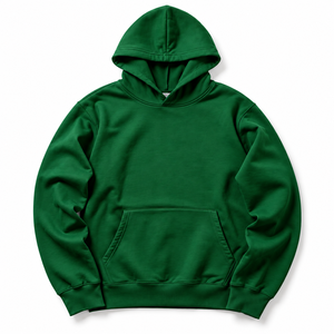 Custom Logo Fleece Hooded Pullover Hoodie 100% Cotton Oversized Sweatshirt Regular Fit Winter Streetwear - Product Image 1
