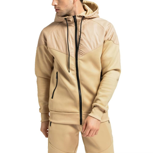 Conjunto Deportivo Personalizado al por Mayor para Hombre, Sudadera con Capucha Estilo Vintage, Corte Regular, Ropa Deportiva para Gimnasio, Mezcla de Algodón, OEM, Ligero y de Secado Rápido - Product Image 3