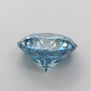Diamante redondo de laboratorio de 3.20 ct, azul intenso, claridad VS1, pulido EX, CVD, piedra preciosa suelta de moda. - Product Image 3