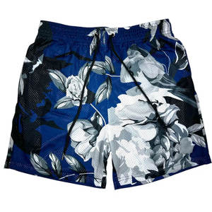 Pantalones Cortos Deportivos Transpirables de Secado Rápido, Pantalones Cortos Deportivos de Malla Personalizados al por Mayor para Hombre, Pantalones Cortos de Malla Sublimados con Logotipo Personalizado para Hombre - Product Image 1