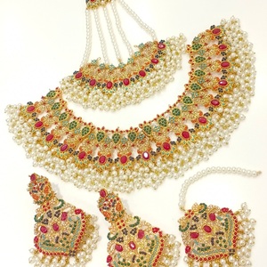 Fashionable Zircon Necklace Fashion Jewelry Sets Premium Bridal Jewelry Set Luxury Party Wear <b>Accessories</b> - Product Image 2