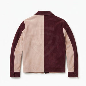 Luxury <b>Suede</b> <b>Leather</b> <b>Jacket</b> With Premium Craftsmanship Minimalist Style Tailored Fit For Men Fashion And Lifestyle Collections - Product Image 2