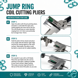Alicates para Sujetar y Cortar Bobinas, Herramienta para Agarrar y Cortar Alambre de Joyería, ZetomedPro - Product Image 5