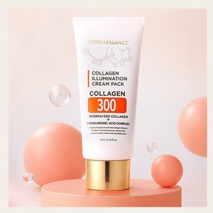 มาส์กหน้าคอลลาเจน Dermarssance Collagen Illumination Cream Pack ผลิตในเกาหลี 75 มล. ไฮยาลูรอนิก แอซิด เปปไทด์ - Product Image 1
