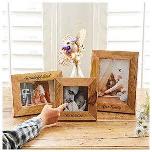 Beautiful <b>Wooden</b> Photo <b>Frame</b> For Table Display Premium <b>Wooden</b> Photo <b>Frame</b> Natural <b>Wooden</b> Picture <b>Frame</b> Ideal For Home Office <b>Bed</b> - Product Image 6