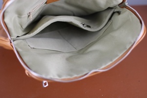 Soft Finish Durable Structure Handmade PU <b>Leather</b> <b>Laptop</b> <b>Backpack</b> Women Crossbody Premium Quality Sustainable Waterproof Lady - Product Image 5