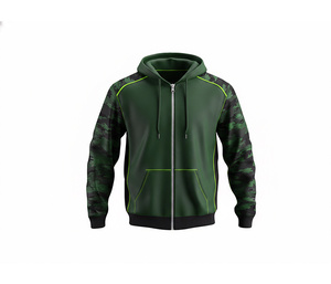 Ventes en gros de sweats à capuche entièrement zippés avec impression de logo personnalisé, vêtements de mode pour hommes, femmes et jeunes, veste à capuche pour l'entraînement, vêtements de sport - Product Image 2