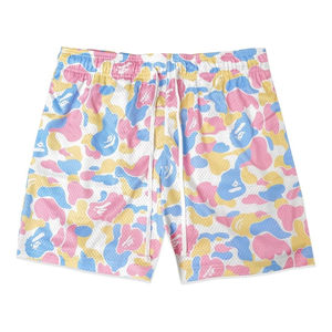 Tissu en toile 100 % polyester à séchage rapide, personnalisable par sublimation, respirant, taille élastique, sportif, uni, pour fitness, gym, et basketball - Product Image 6