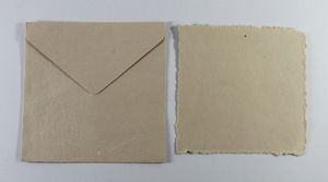 Wholesale Professional 250 Gsm Deck Led Edge Card With Matching Envelop Recycled Handmade Paper From Cotton Fiber - Product Image 4