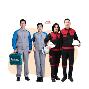 Vêtements de travail les plus vendus, chemise de travail bleu foncé, combinaison de soudage, tenues personnalisées, vêtements d'usine, combinaisons de travail pour hommes, style de vêtements de travail, faible MOQ - Product Image 1