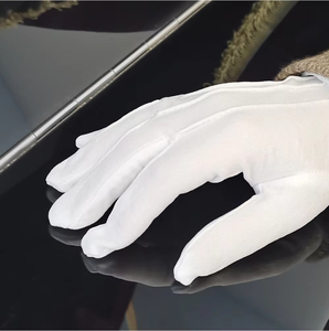 Gants maçonniques blancs en peau de mouton, longueur poignet, thermiques, respirants, réutilisables, pour l'étiquette, la vie quotidienne et la détection par écran tactile - Product Image 2