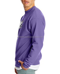 Sweat-shirts et sweats à capuche d'hiver avec logo personnalisé Col ras du cou en coton éponge surdimensionné Motif OEM imprimé - Product Image 3