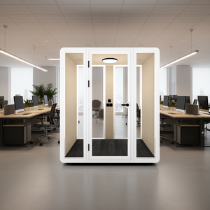 Duo HIPOD Acoustic Office Pods Indoor Furniture for Phone Booths Enhanced Workspace for Better Office Experience - Product Image 3