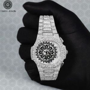 Reloj de Lujo Charm Jewells para Hombre, de Acero Inoxidable, Esfera de 40 mm, Cristal, Correa de 20 cm, Movimiento Mecánico, Fecha Automática, Botón de Fecha - Product Image 1