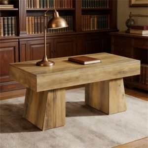 Table basse rectangulaire en bois durable pour usage central - Product Image 2