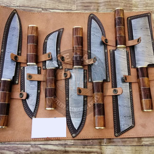 Top Grade In Stock Damascus <b>Kitchen</b> <b>Knife</b> Set Best Material Low Moq Damascus <b>Kitchen</b> <b>Knife</b> Set - Product Image 5