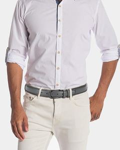 Cinturones de Cuero Genuino de Alta Calidad 2026 para Hombre, con Logotipo Personalizado, al por Mayor, Casuales, Formales, Elegantes, con Hebilla de Aleación - Product Image 3