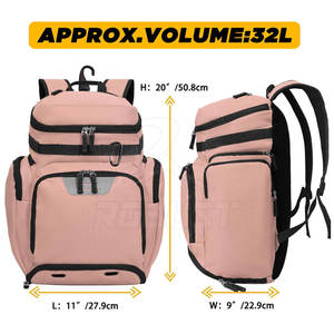 Mochila Deportiva Ligera para Baloncesto con Gran Capacidad, Material de Nailon y Poliéster para Equipo de Baloncesto - Product Image 5