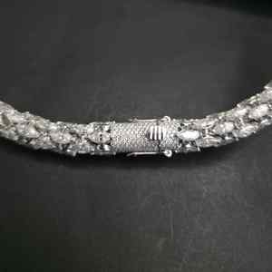 Unique Marquise Cut Iced Out Moissanite Diamond 132.95 CT <b>Rope</b> <b>Chain</b> DOPE JEWELLS With Elegant Unisex Jewelry, 8MM <b>Rope</b> <b>Chain</b> - Product Image 4