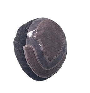 Apolo model Taz Hair <b>Toupee</b> Wig From Bangladesh Premium Quality Mono Human Hair with Natural Body Loose Wave Styles Yaki Style - Product Image 1