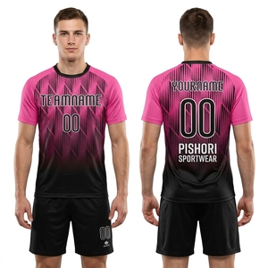 Custom <b>Red</b> White Polyester Sublimation Volleyball Uniform with Allover Geometric Print and <b>Red</b> Shorts - Product Image 3