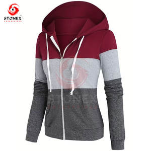 Sudadera con Capucha para Mujer, Diseño Casual de Otoño/Invierno, con Cierre, 100% Algodón Ecológico, con Bolsillos - Product Image 3