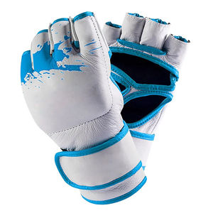 ถุงมือ MMA แบบครึ่งนิ้วสำหรับชกมวยและต่อสู้  ขายส่งจากโรงงาน ทนทาน ปรับแต่งได้ พิมพ์โลโก้ตามสั่ง OEM - Product Image 3